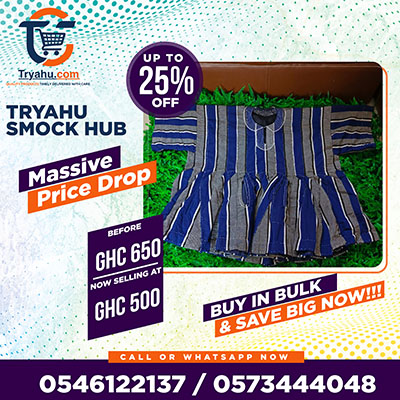 Authentic Smock Clothing | Ghanaian Batakari Tryahu